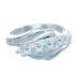 Sterling Silver Cubic Zirconia Ring Size 5-3/4 Jewelry AS55149